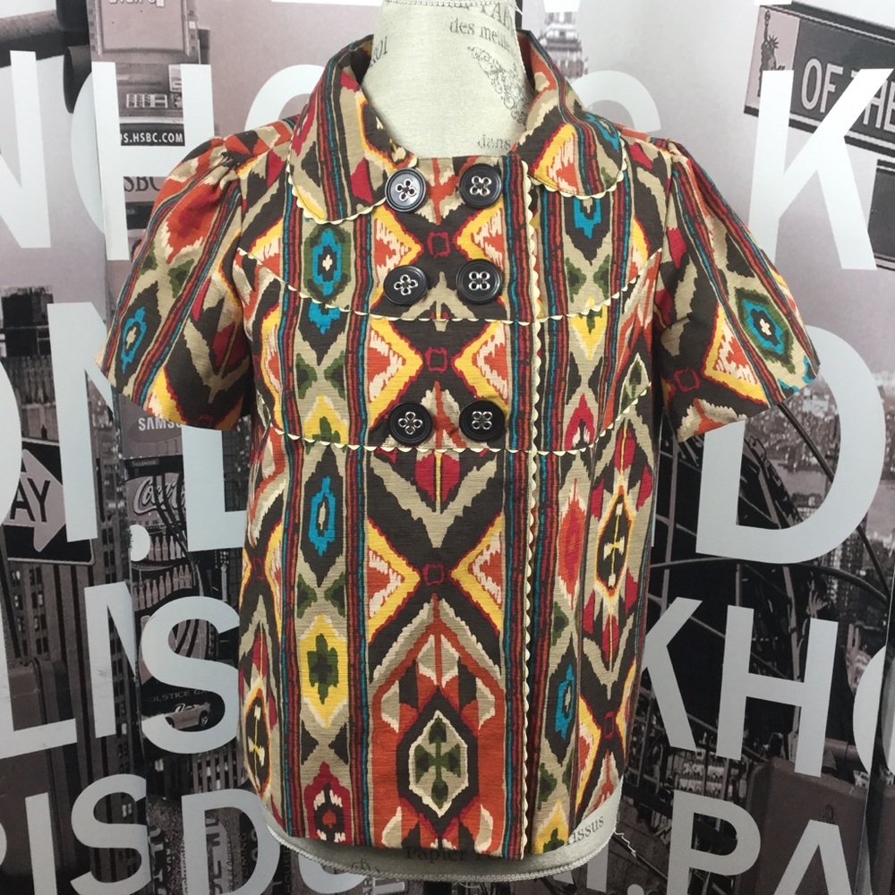 Scott Taylor double breasted blazer top
